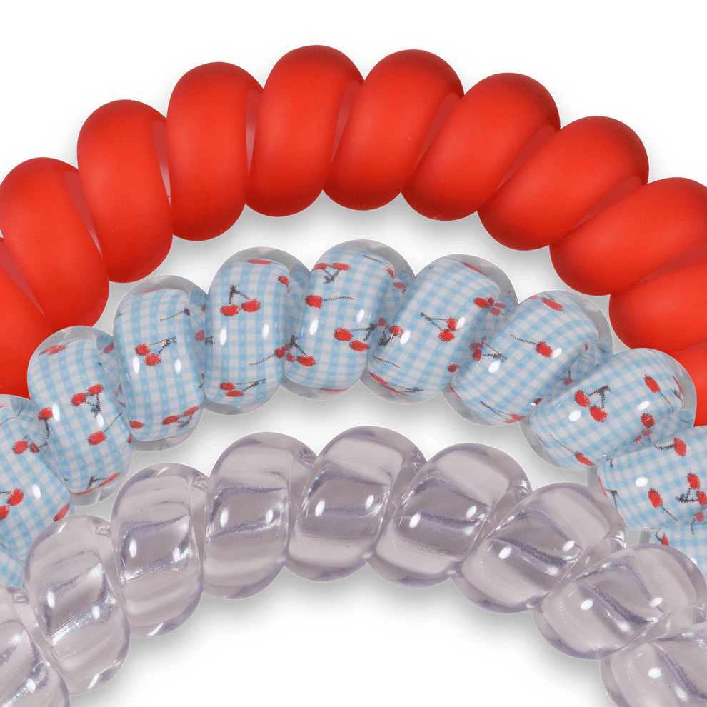Basket of Cherries Large Hair Ties - Hair Ties - TELETIES
