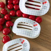 Basket of Cherries Medium Flat Round Hair Clip - Hair Clips - TELETIES
