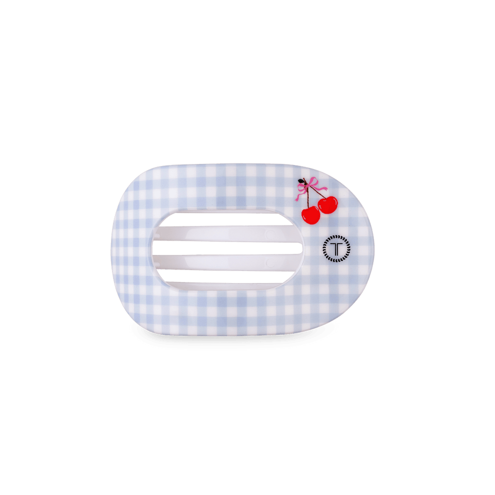 Basket of Cherries Small Flat Round Hair Clip - Hair Clips - TELETIES

