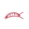 TELETIES - Berry Cozy Medium Flat Square Hair Clip in Pink - Medium - Image - 3