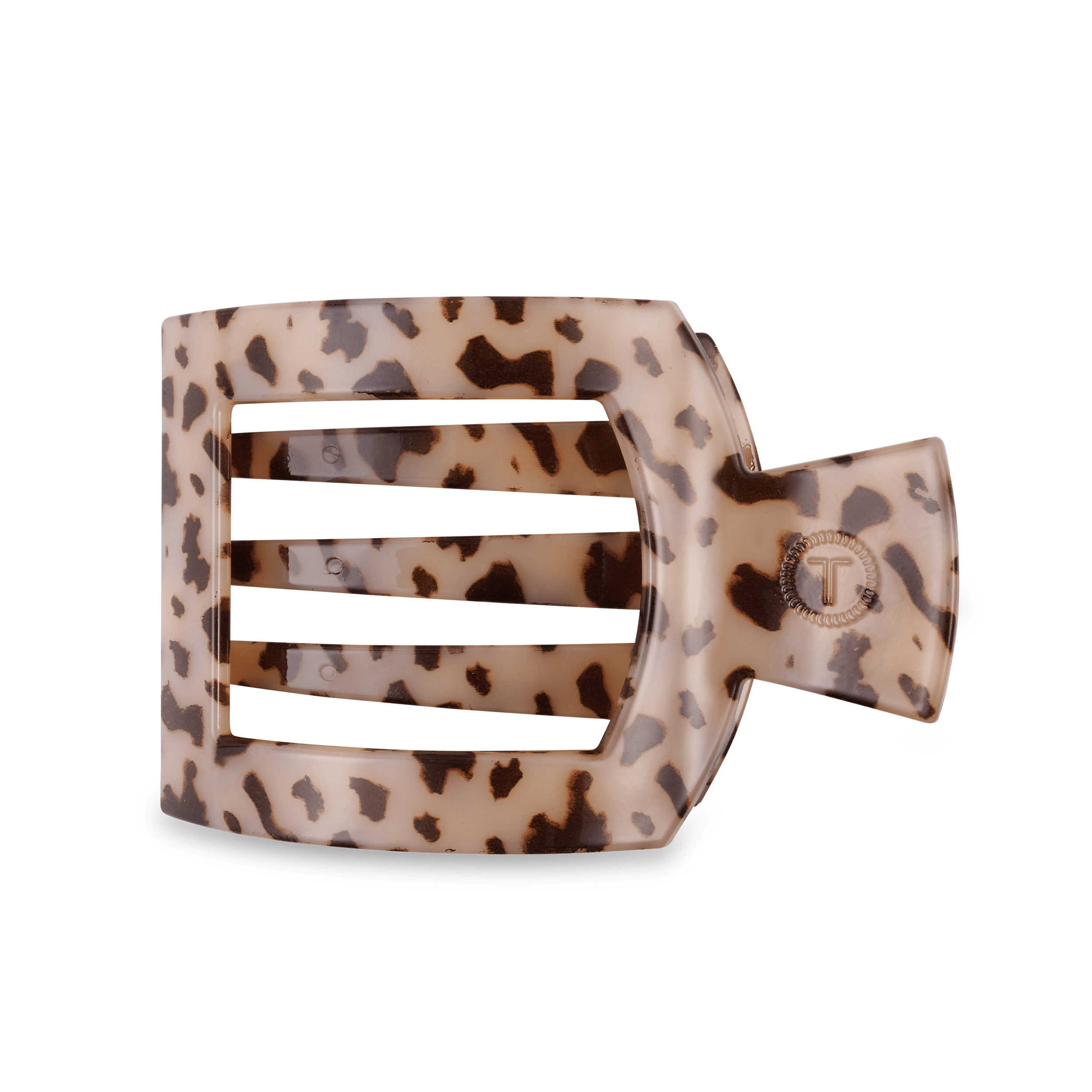 Blonde Tortoise Flat Square Hair Clip