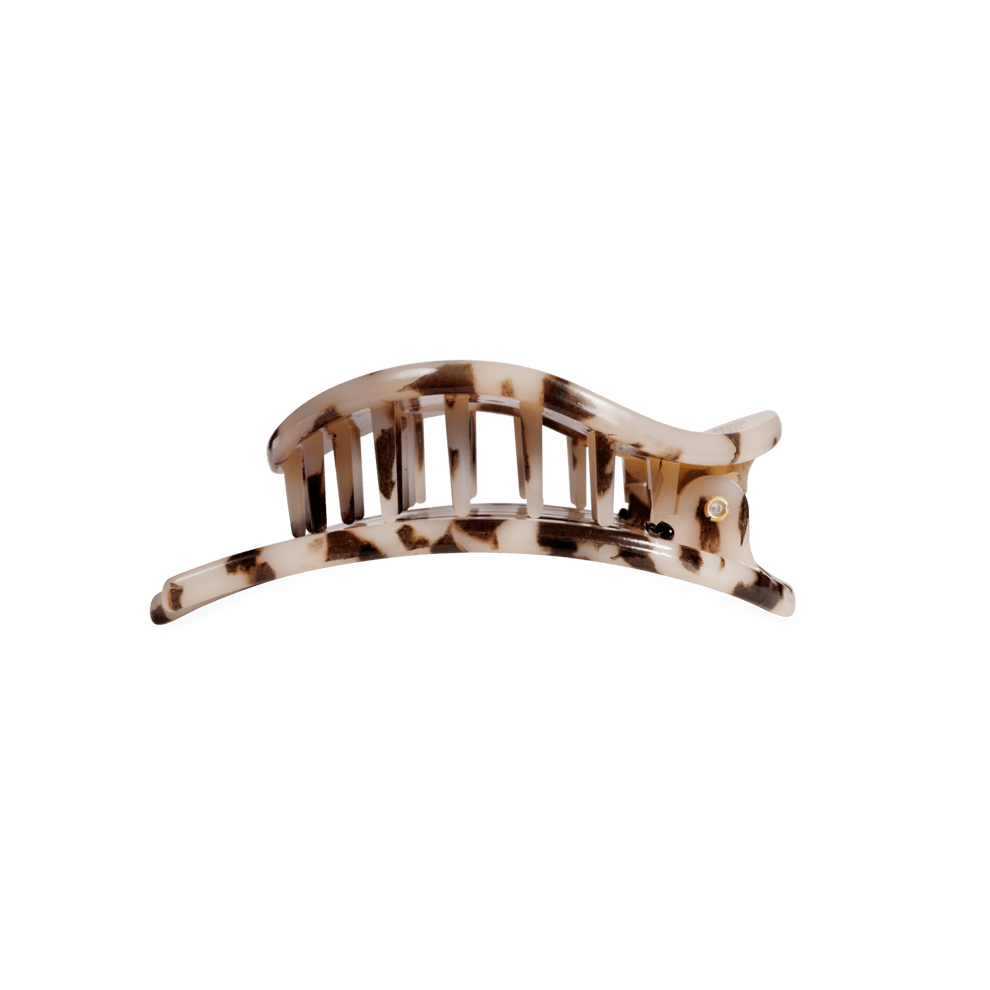 Blonde Tortoise Medium Flat Circle Hair Clip - Hair Clips - TELETIES
