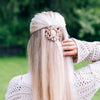 Blonde Tortoise Small Flat Open Circle Hair Clip - Hair Clips - TELETIES
