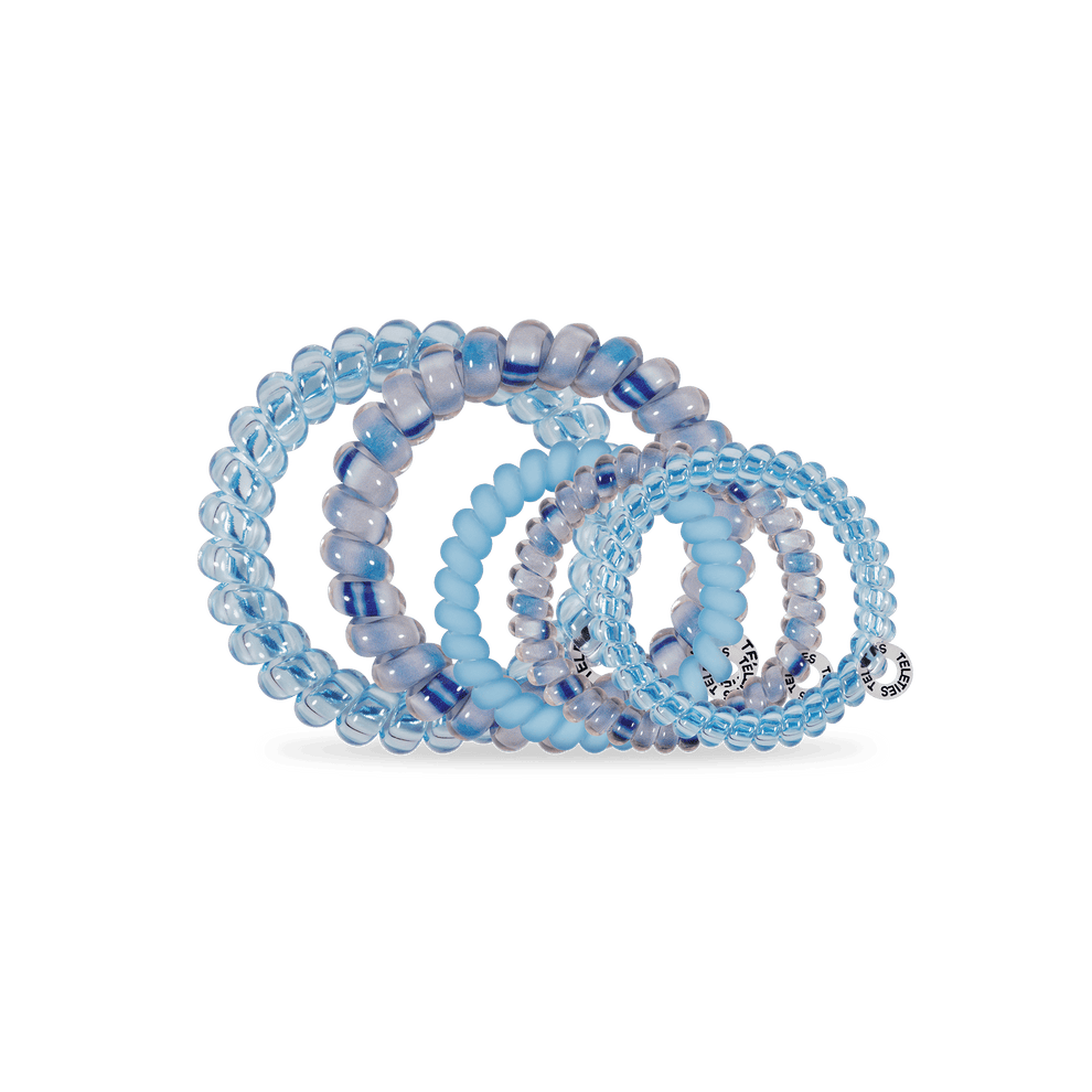 Blue Lagoon Mix Pack Hair Ties - Hair Ties - TELETIES
