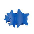 Blue Shooting Star Large Flat Hair Clip
                in Blue - Large
            