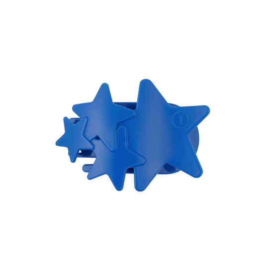 Blue Shooting Star Medium Flat Hair Clip
                in Blue - Medium
              