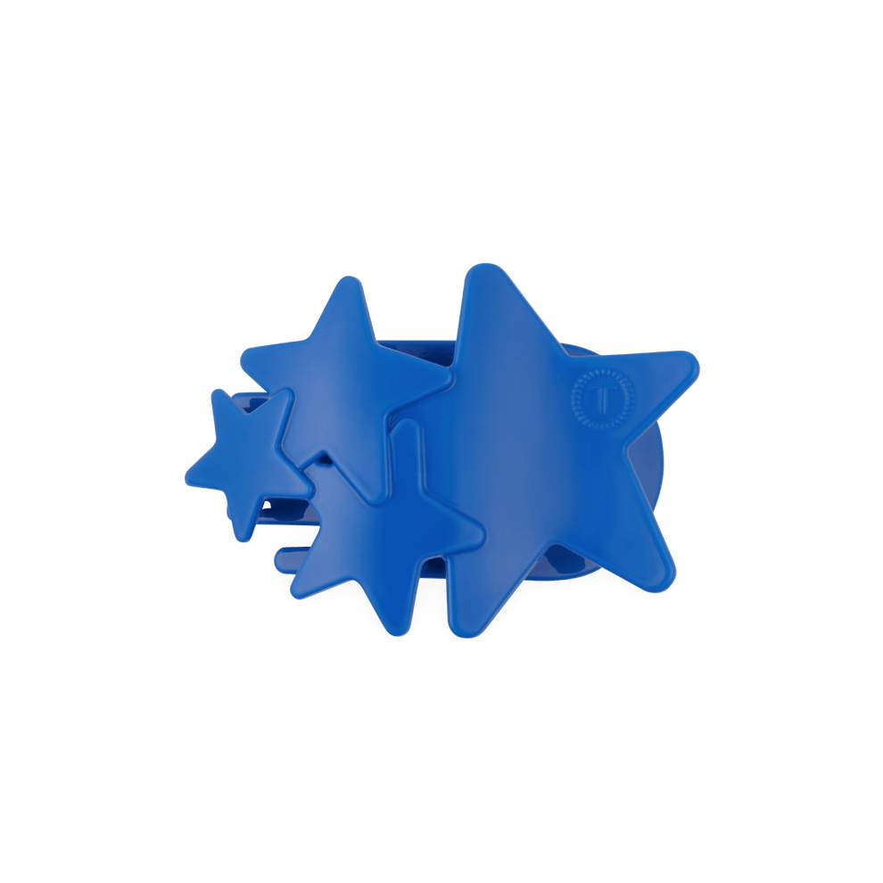 Blue Shooting Star Medium Flat Hair Clip - Hair Clips - TELETIES
