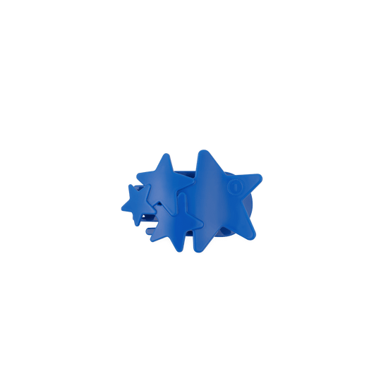 Blue Shooting Star Tiny Flat Hair Clip
                in Blue - Tiny
              