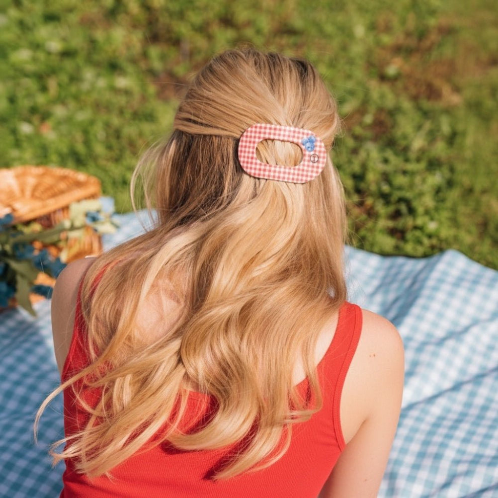 Blueberry Farms Medium Flat Round Hair Clip - Hair Clips - TELETIES
