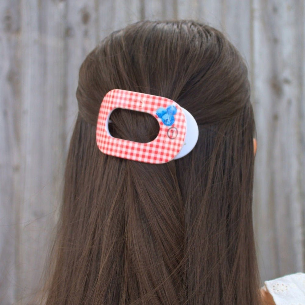 Blueberry Farms Small Flat Round Hair Clip - Hair Clips - TELETIES
