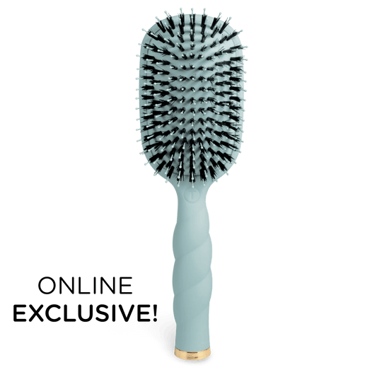 Boar Bristle Hair Brush - Blue
                in Blue - Full Size
              