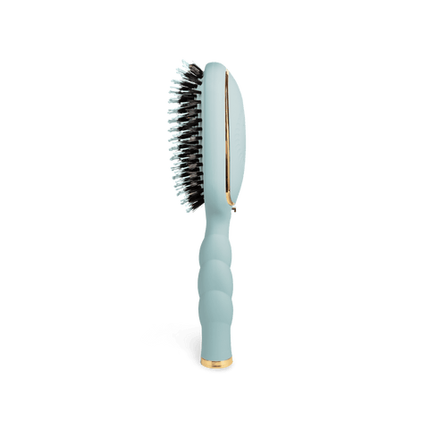 Boar Bristle Hair Brush - Blue