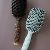 Boar Bristle Hair Brush - Blue - Hairbrush - TELETIES

