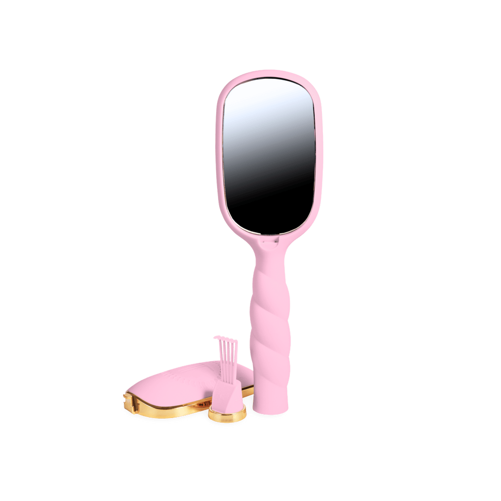 Boar Bristle Hair Brush - Bubblegum Pink - Hairbrush - TELETIES
