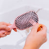 Boar Bristle Hair Brush - Bubblegum Pink - Hairbrush - TELETIES
