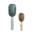 Boar Bristle Hair Brush Bundle
                in blue beige
            
