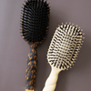 Boar Bristle Hair Brush - Tan - Hairbrush - TELETIES
