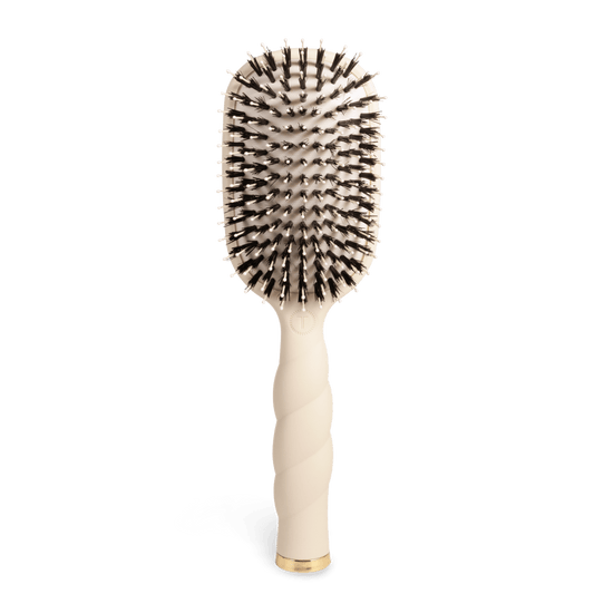 Boar Bristle Hair Brush - Tan in Tan - Full Size