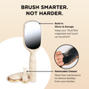 Boar Bristle Hair Brush - Tan - Hairbrush - TELETIES
