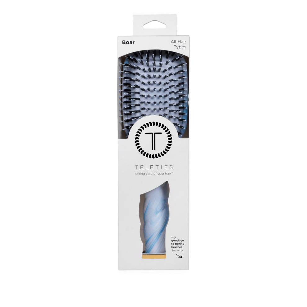 Boar Bristle Hair Brush - Tide & True - Hairbrush - TELETIES

