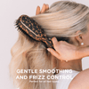 Boar Bristle Hair Brush - Tortoise - Hairbrush - TELETIES
