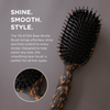 Boar Bristle Hair Brush - Tortoise - Hairbrush - TELETIES
