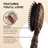 Boar Bristle Hair Brush - Tortoise - Hairbrush - TELETIES
