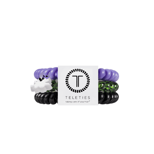 Boo Thing Small Hair Ties
                in Black Purple - Small
              