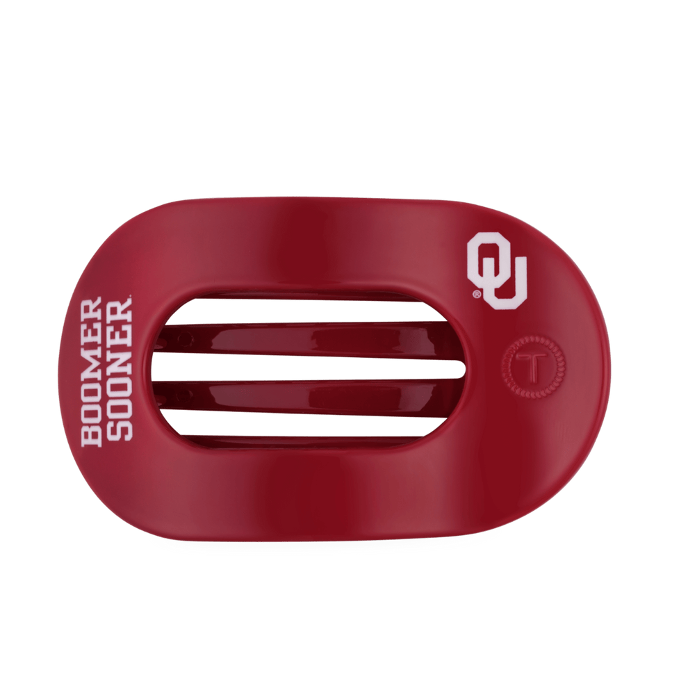 Boomer Sooner! Large Flat Round Hair Clip - Hair Clips - TELETIES
