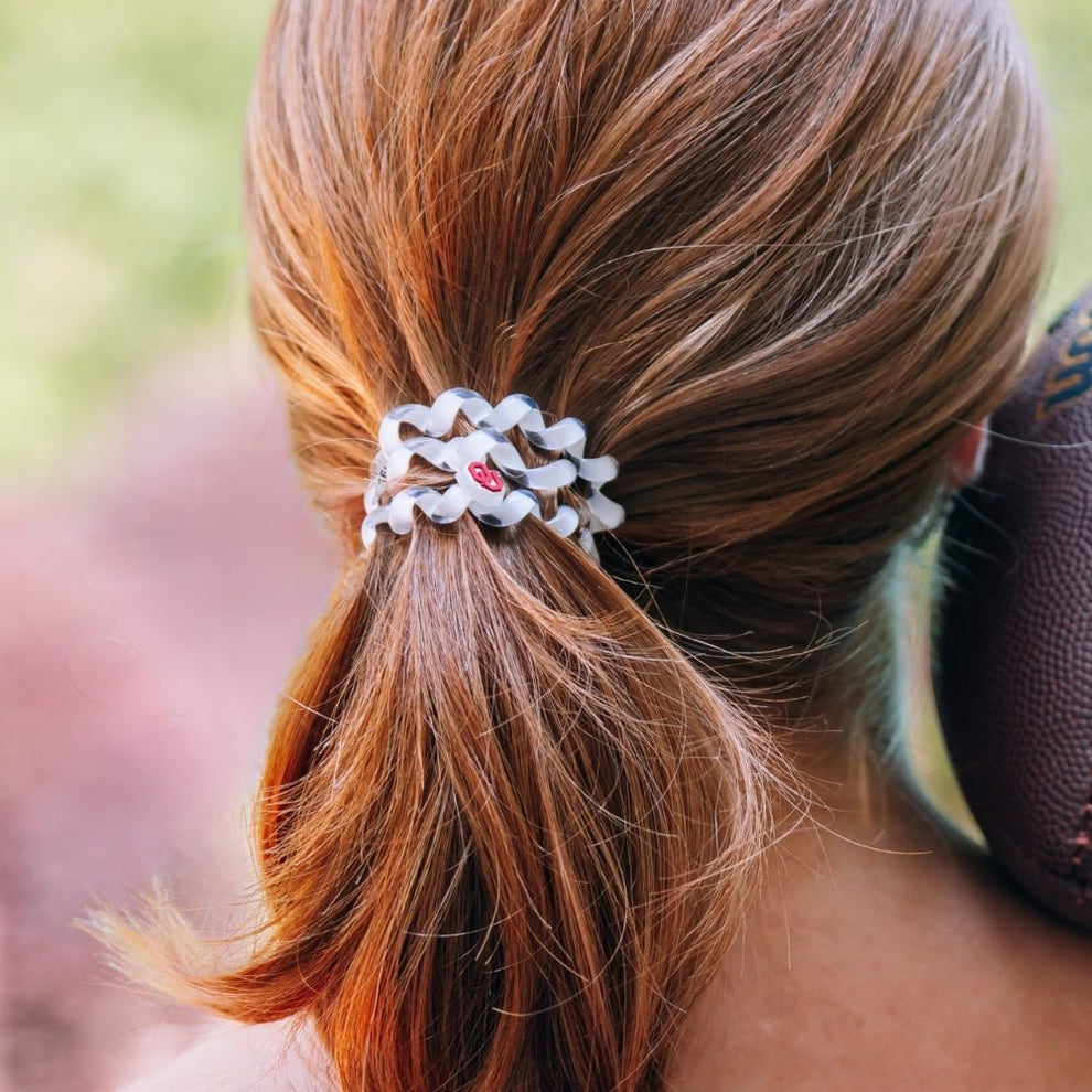Boomer Sooner! Large Hair Ties - Hair Ties - TELETIES
