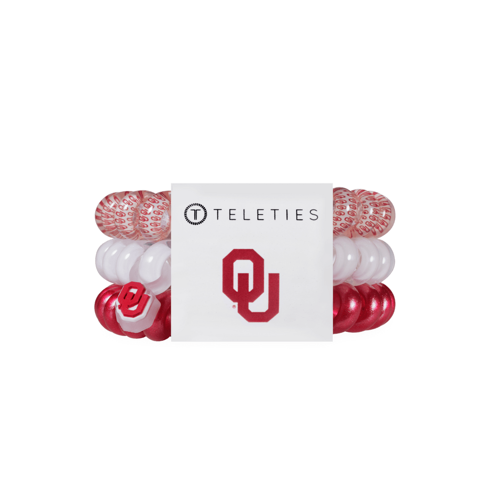 Boomer Sooner! Large Hair Ties - Hair Ties - TELETIES
