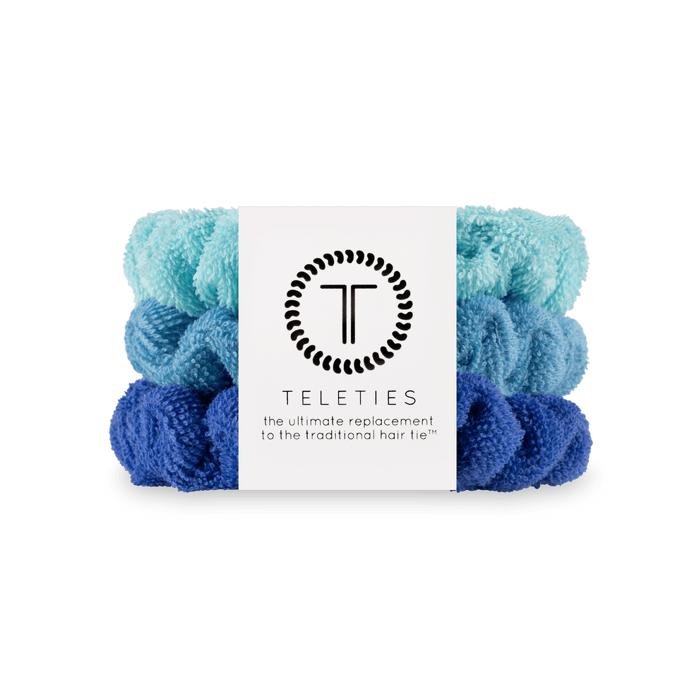 Bora Bora Large Terry Cloth Scrunchie - Large Scrunchie - TELETIES
