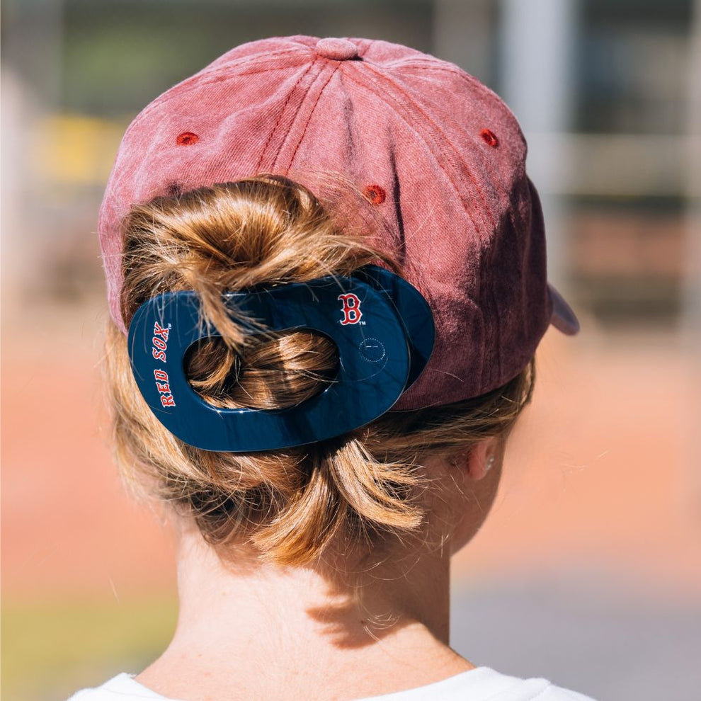 Boston Red Sox Large Flat Round Hair Clip - Hair Clips - TELETIES
