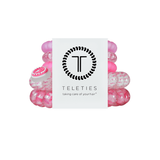 Breast Cancer Awareness Mix Pack Hair Ties
                in Pink - Mix Pack
              