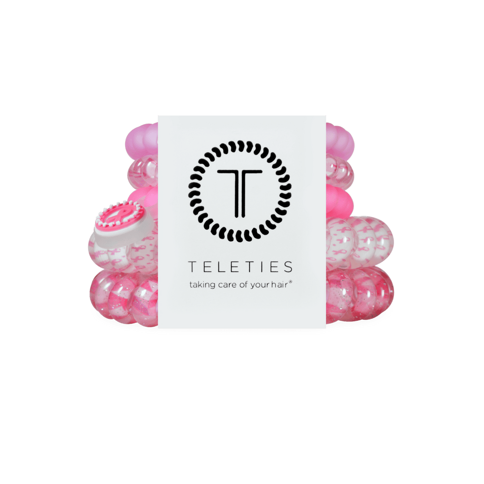 Breast Cancer Awareness Mix Pack Hair Ties - Hair Ties - TELETIES

