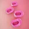 Breast Cancer Awareness Small Flat Round Hair Clip - Hair Clips - TELETIES
