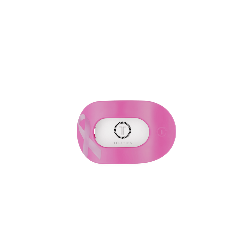 Breast Cancer Awareness Tiny Flat Round Hair Clip - Hair Clips - TELETIES
