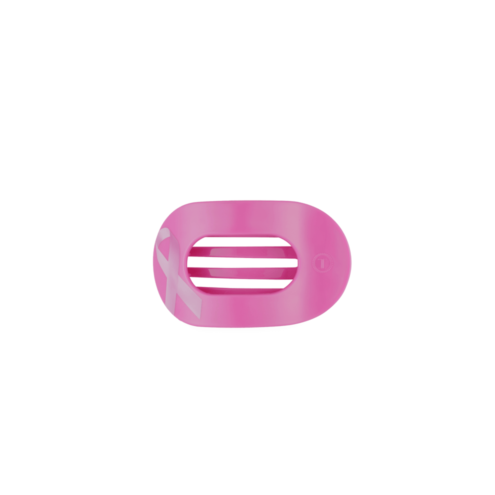 Breast Cancer Awareness Tiny Flat Round Hair Clip - Hair Clips - TELETIES
