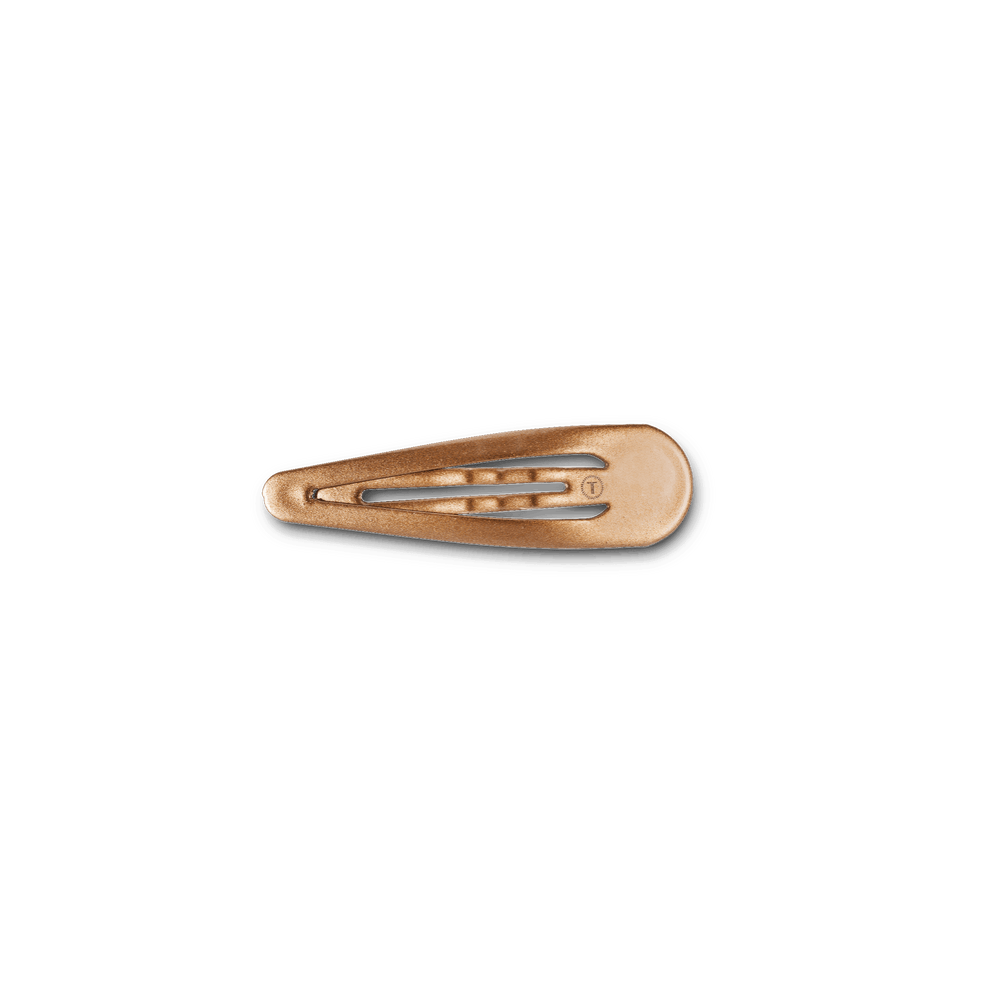 Bronze Snap Clip (6ct) - Hair Clips - TELETIES

