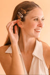Bronze Snap Clip (6ct) - Hair Clips - TELETIES
