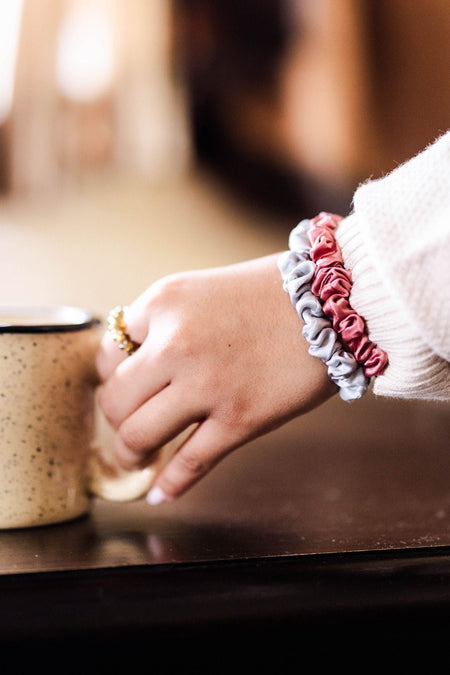 Burgundy Bliss - Small Scrunchie - TELETIES