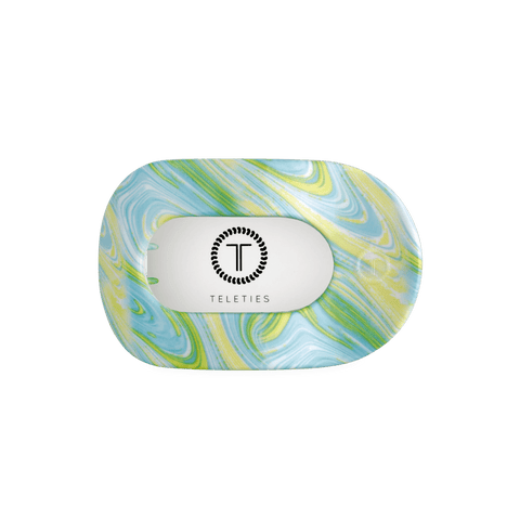 By the Sea Shore Medium Flat Round Hair Clip