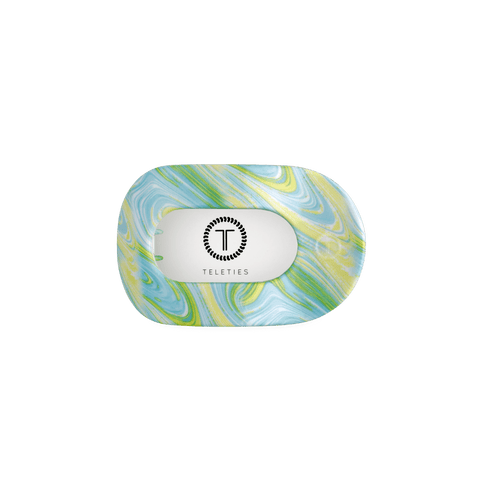 By the Sea Shore Small Flat Round Hair Clip