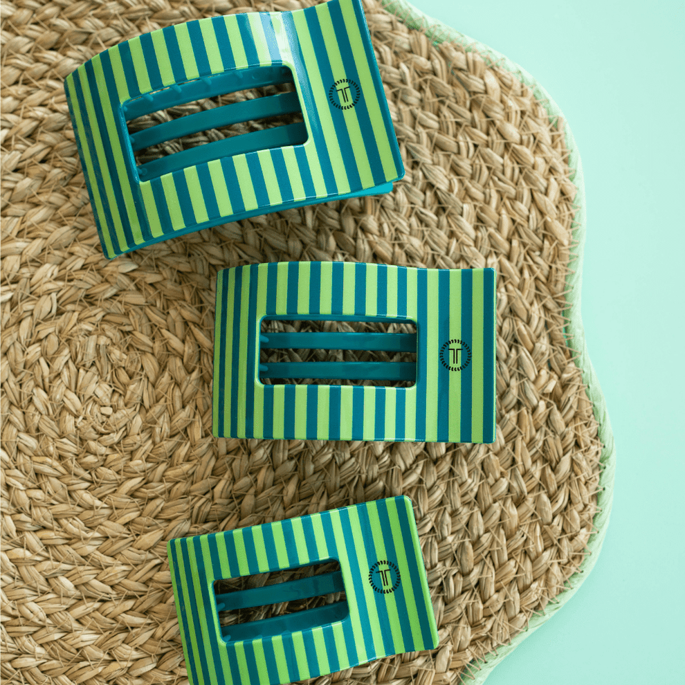 Cabana Cutie Large Flat Rectangle Hair Clip - Hair Clips - TELETIES
