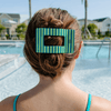 Cabana Cutie Large Flat Rectangle Hair Clip - Hair Clips - TELETIES
