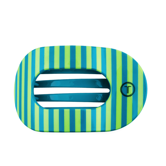 Cabana Cutie Large Flat Round Hair Clip
                in Green - Large
              