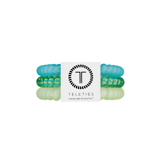 Cabana Cutie Small Hair Ties
                in Blue Green - Small
              