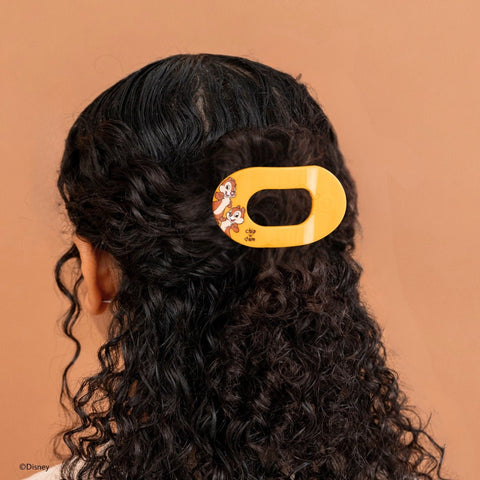 Chip 'N Dale Small Flat Round Hair Clip