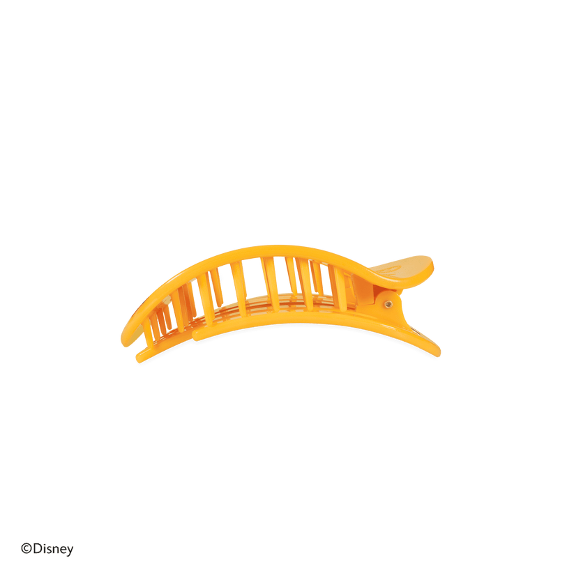 TELETIES - Chip 'N Dale Small Flat Round Hair Clip in Yellow Gold - Small - Image 3