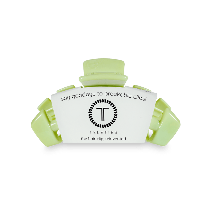 TELETIES - Classic Aloe, There! Small Claw Hair Clip in Green - Small - Image 2